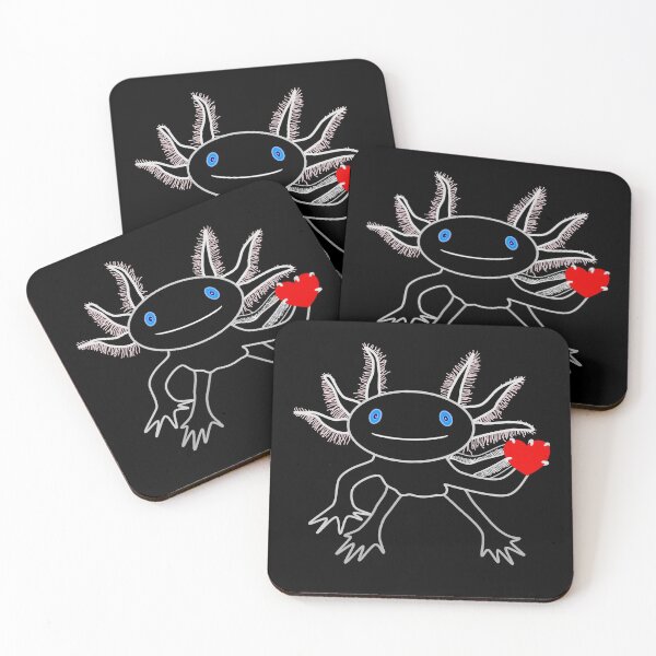Item preview, Axolotl shows heart designed and sold by BernhArt.