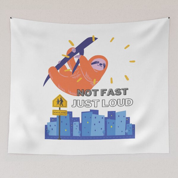 Item preview, Not fast just loud designed and sold by Unique-on.