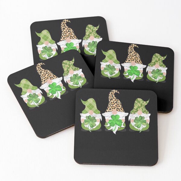 Item preview, Three Gnomes Holding Shamrock 5 designed and sold by YATNODJM.