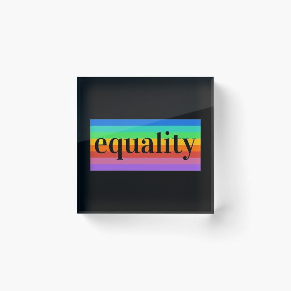 Item preview, Equality LGBT Protest Love Peace Flag Rainbow Gift  designed and sold by CreatDifference.