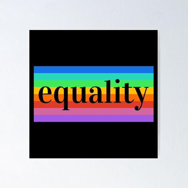 Item preview, Equality LGBT Protest Love Peace Flag Rainbow Gift  designed and sold by CreatDifference.