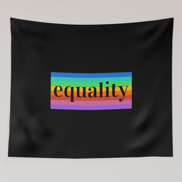 Item preview, Equality LGBT Protest Love Peace Flag Rainbow Gift  designed and sold by CreatDifference.