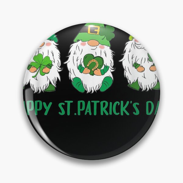 Item preview, Three Gnomes Holding Shamrock 6 designed and sold by YATNODJM.