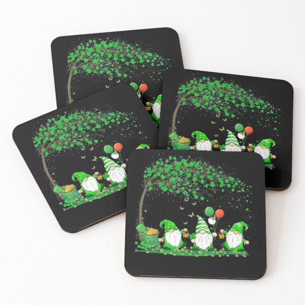 Item preview, Three Gnomes Holding Shamrock 7 designed and sold by YATNODJM.