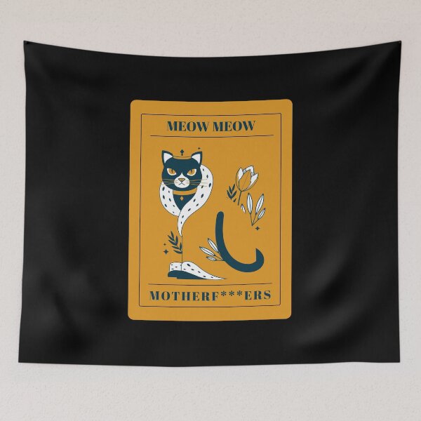 Item preview, Tarot The Cat Emperor Meow Meow Motherf***ers  designed and sold by WPahat.