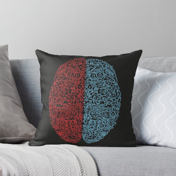 Aperçu de l'œuvre Fun Filled Brain - Rouge et bleu créée et vendue par Pc240471.