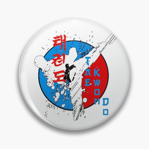 Item preview, Tae Kwon Do Fighter High Kick - Korean Martial Arts Design designed and sold by Zanshin-Art.