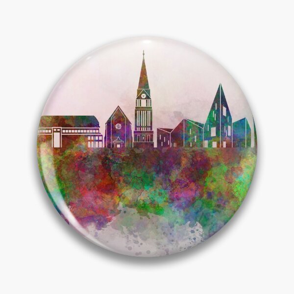 Item preview, Molde skyline in watercolor background designed and sold by paulrommer.