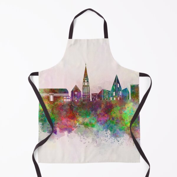 Item preview, Molde skyline in watercolor background designed and sold by paulrommer.