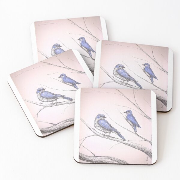 Item preview,  Lue birds designed and sold by inkiesage.