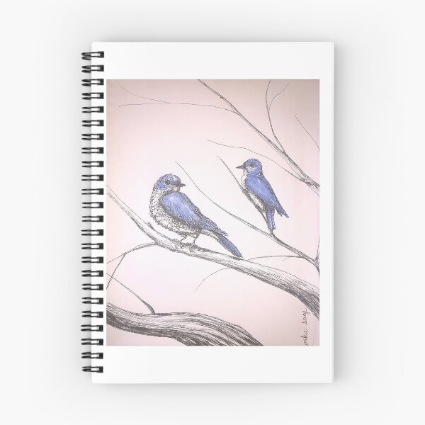 Item preview,  Lue birds designed and sold by inkiesage.