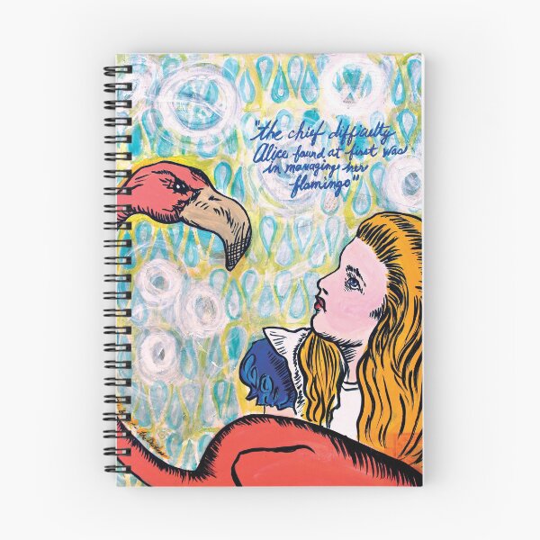 Item preview, Alice in Wonderland and Flamingo designed and sold by Beth Dougherty.