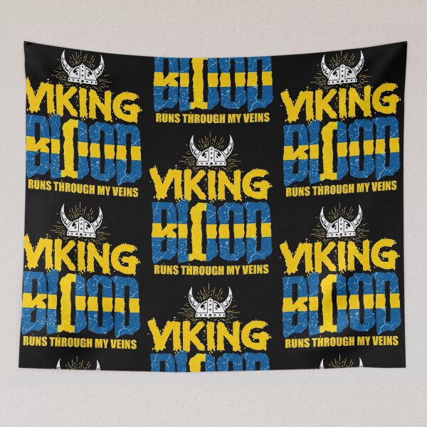 Item preview, Swedish Viking blood runs through my veins designed and sold by Mila1946.