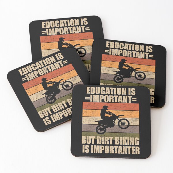 Item preview, Education is important but dirt biking is IMPORTANTER designed and sold by Adel Qasem.