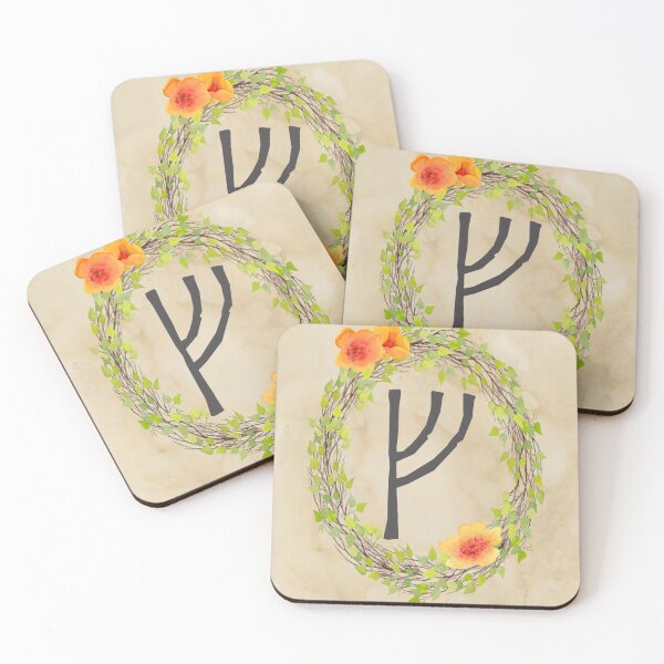 Item preview, Fehu Rune | Elder Futhark Norse Runes Alphabet designed and sold by Time Nomads.