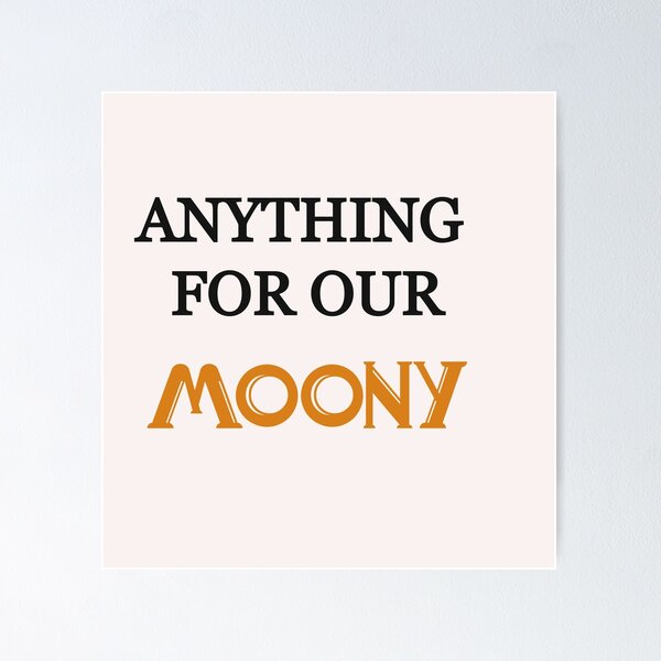 Item preview, Anything for our moony sticker designed and sold by Lakki-s.
