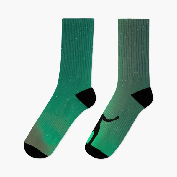 Item preview, man inspire by magnetic green northern lights skies with a falling star designed and sold by ImRotem.