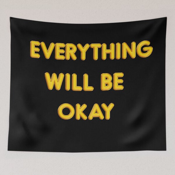 Item preview, Everything will be okay-golden foil balloons designed and sold by NikitaAg.