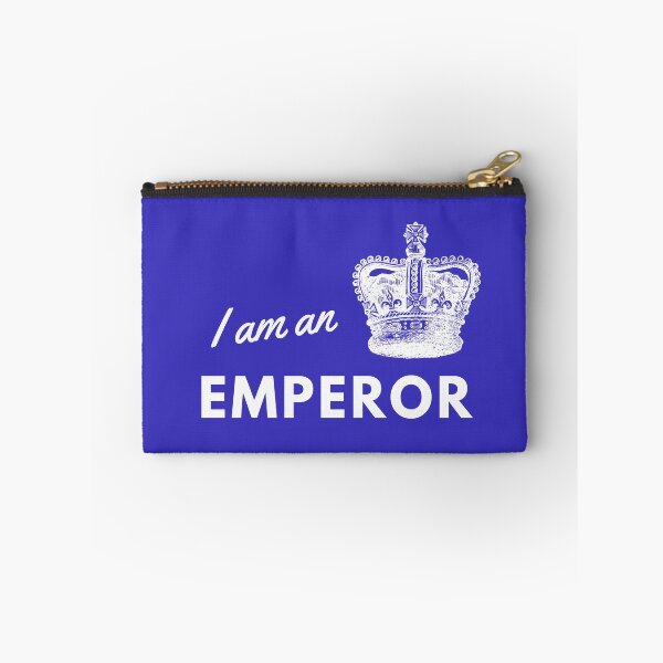 Item preview, Emperor, crown, power word design on dark background designed and sold by NymphWareroom.