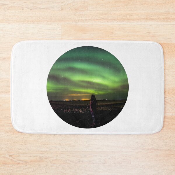 Item preview, woman inspire by magnetic northern lights skies designed and sold by ImRotem.