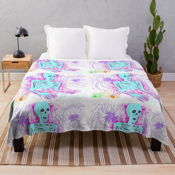 Item preview, Skeleton surrounded by chrysanthemums designed and sold by BV-creas.