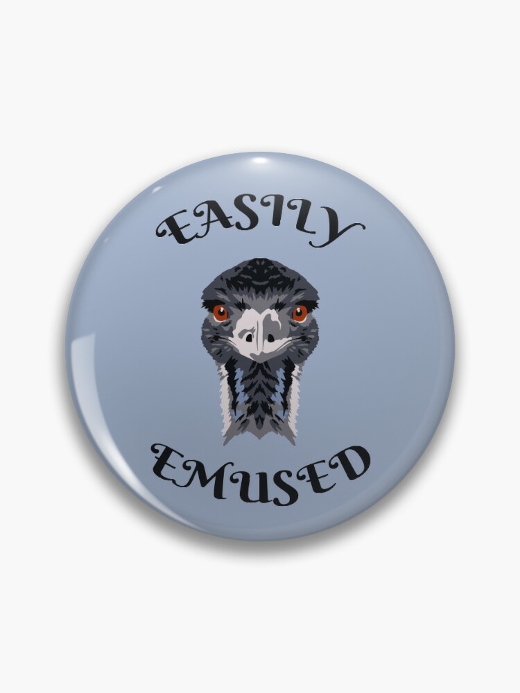 Easily Emused Pin for Sale by GeoCreate