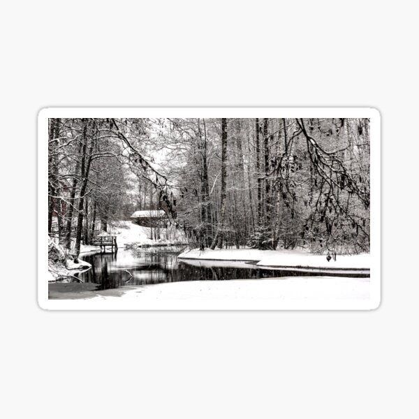 Riverbend of Immilänjoki Sticker