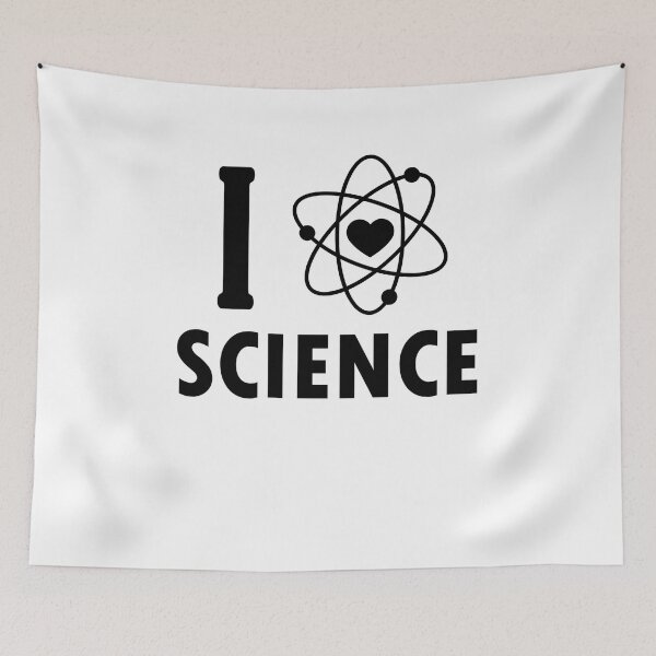 Item preview, I love science physicist gift physics nerd designed and sold by LeMuesch.
