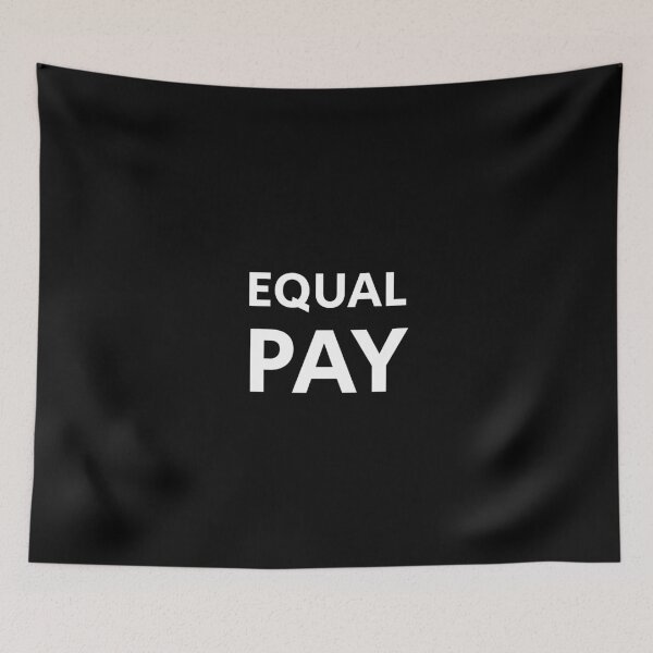Item preview, Equal pay - Feminist equal rights slogan designed and sold by Inspirationmotivation.