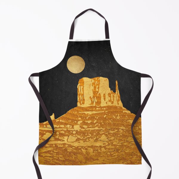 Item preview, Golden Moon over Monument Valley - Abstract Design designed and sold by JackMoreh.