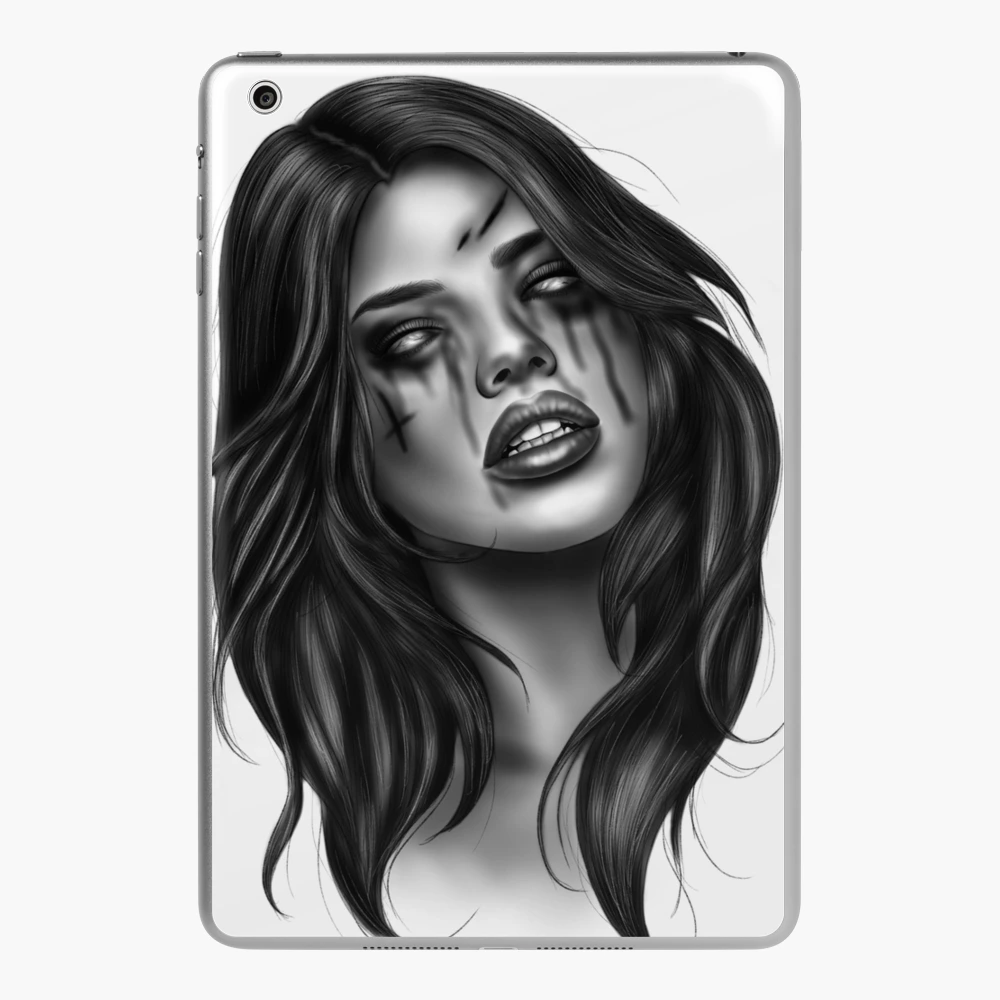 woman face iPad Case & Skin for Sale by elya dead