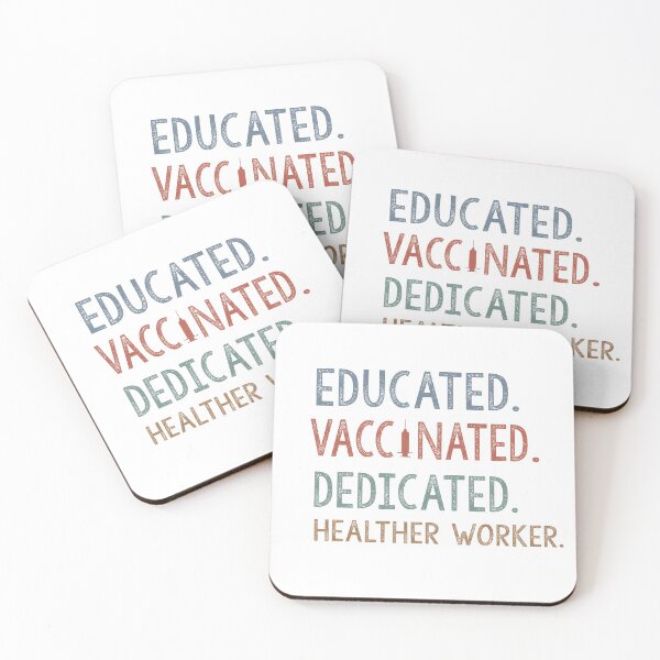 Item preview, Educated Vaccinated Caffeinated Dedicated Teacher designed and sold by Heddar Badreddine.