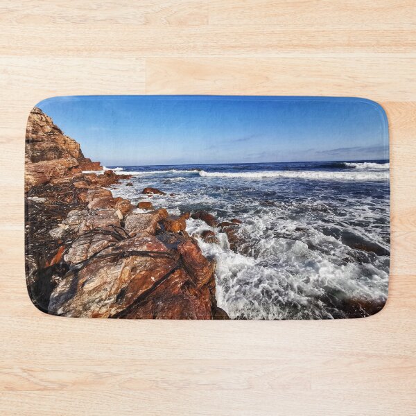 Item preview, Blue Ocean Bath mat designed and sold by ChenRuYuan.