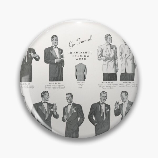 Item preview, Go Formal! Vintage fashion - Men's Suits poster designed and sold by Vintage Designs +.