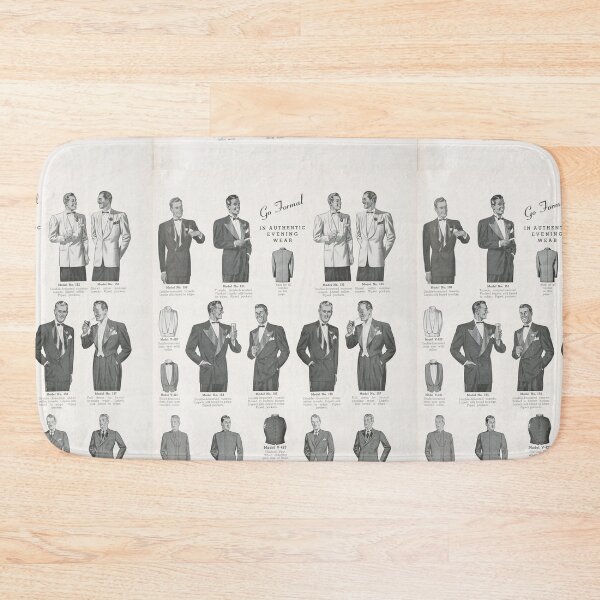 Item preview, Go Formal! Vintage fashion - Men's Suits poster designed and sold by Vintage Designs +.