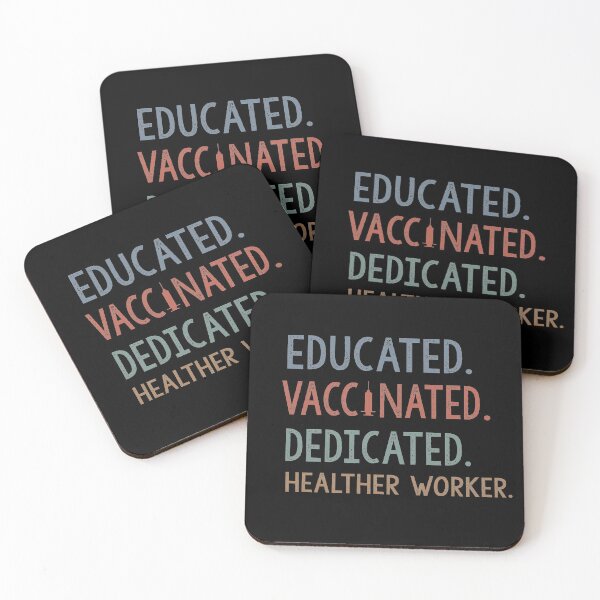 Item preview, Educated Vaccinated Caffeinated Dedicated Teacher designed and sold by Heddar Badreddine.