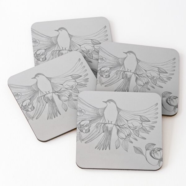 Item preview, Flowery birds with finger roses designed and sold by AliceWolfgang.
