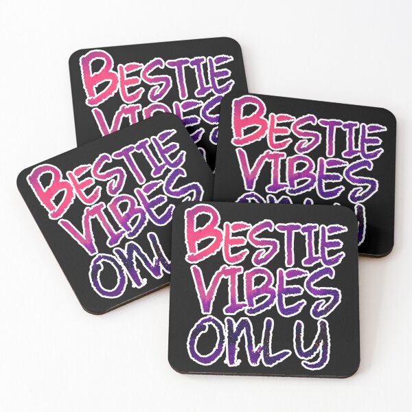 Item preview, BESTIE VIBES ONLY designed and sold by Harsh Giri.