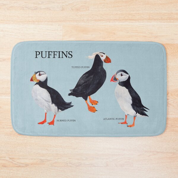Item preview, PUFFINS POSTER designed and sold by BEATRIZ ABAITUA.