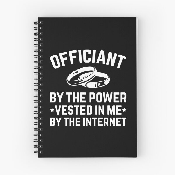 Item preview, Internet Ordained Funny Wedding Officiant Gift designed and sold by DamnGoodDesign.