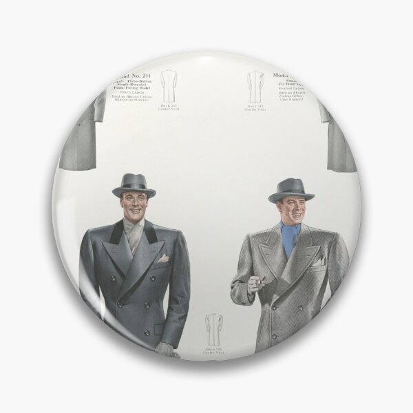Item preview, Vintage fashion - Men's Suits poster designed and sold by Vintage Designs +.