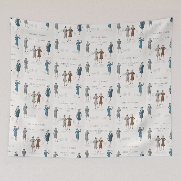 Item preview,  Vintage fashion - Ladies dress Suits poster designed and sold by Vintage Designs +.