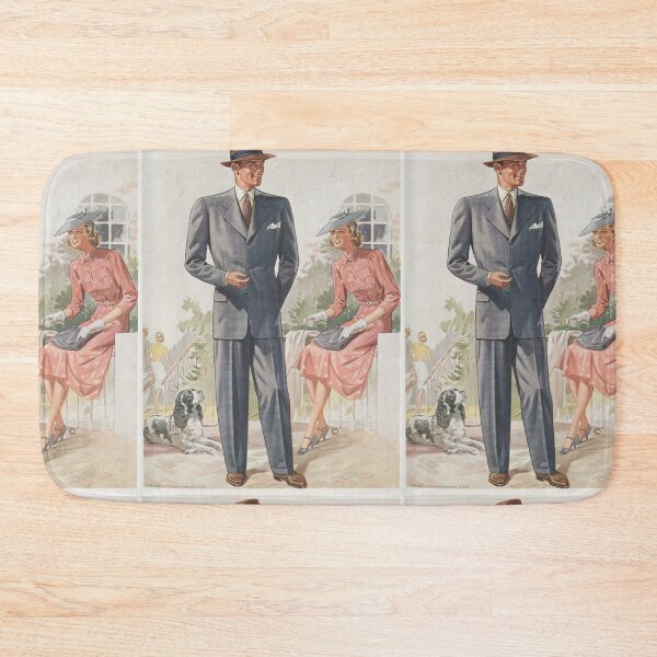 Item preview, Vintage fashion - man and woman poster designed and sold by Vintage Designs +.
