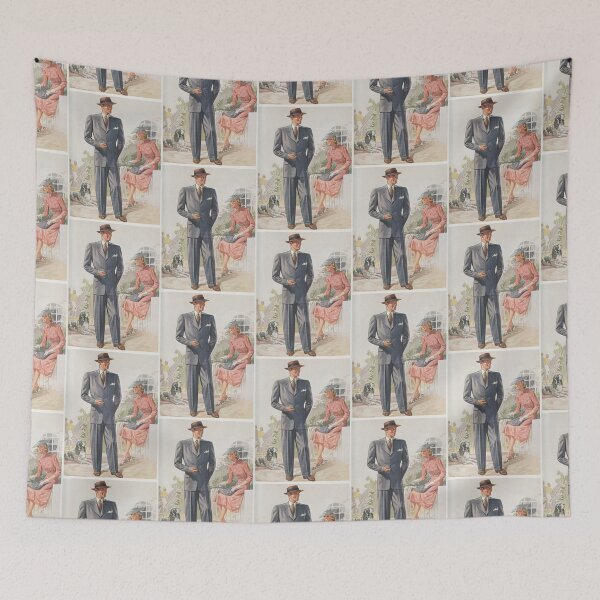 Item preview, Vintage fashion - man and woman poster designed and sold by Vintage Designs +.