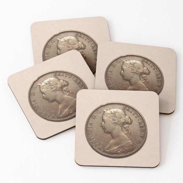 Item preview, 1864 Canadian One Cent  designed and sold by coinsxcrochet.