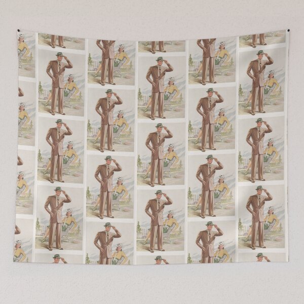 Item preview,  Vintage fashion - man and woman poster designed and sold by Vintage Designs +.