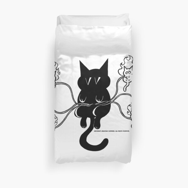 Mama Kitty Duvet Cover