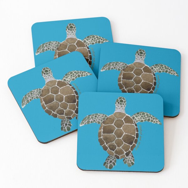 Item preview, Protect Our Oceans - Sea Turtle Watercolor designed and sold by Happy Puppy Print On Demand.