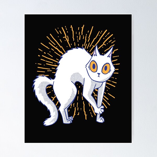 Scared Cat Posters for Sale