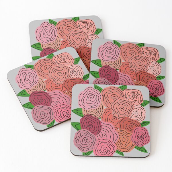 Item preview, ' Bunch of colourful Roses designed and sold by WestieStickers.
